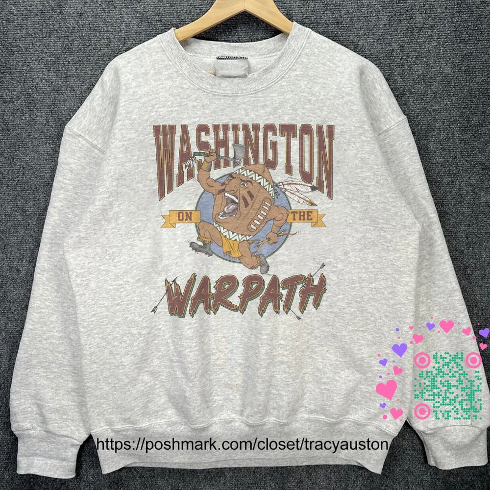 Vintage 90s Washington Redskins Football Sweatshirt NFL Commanders  Shirt tee